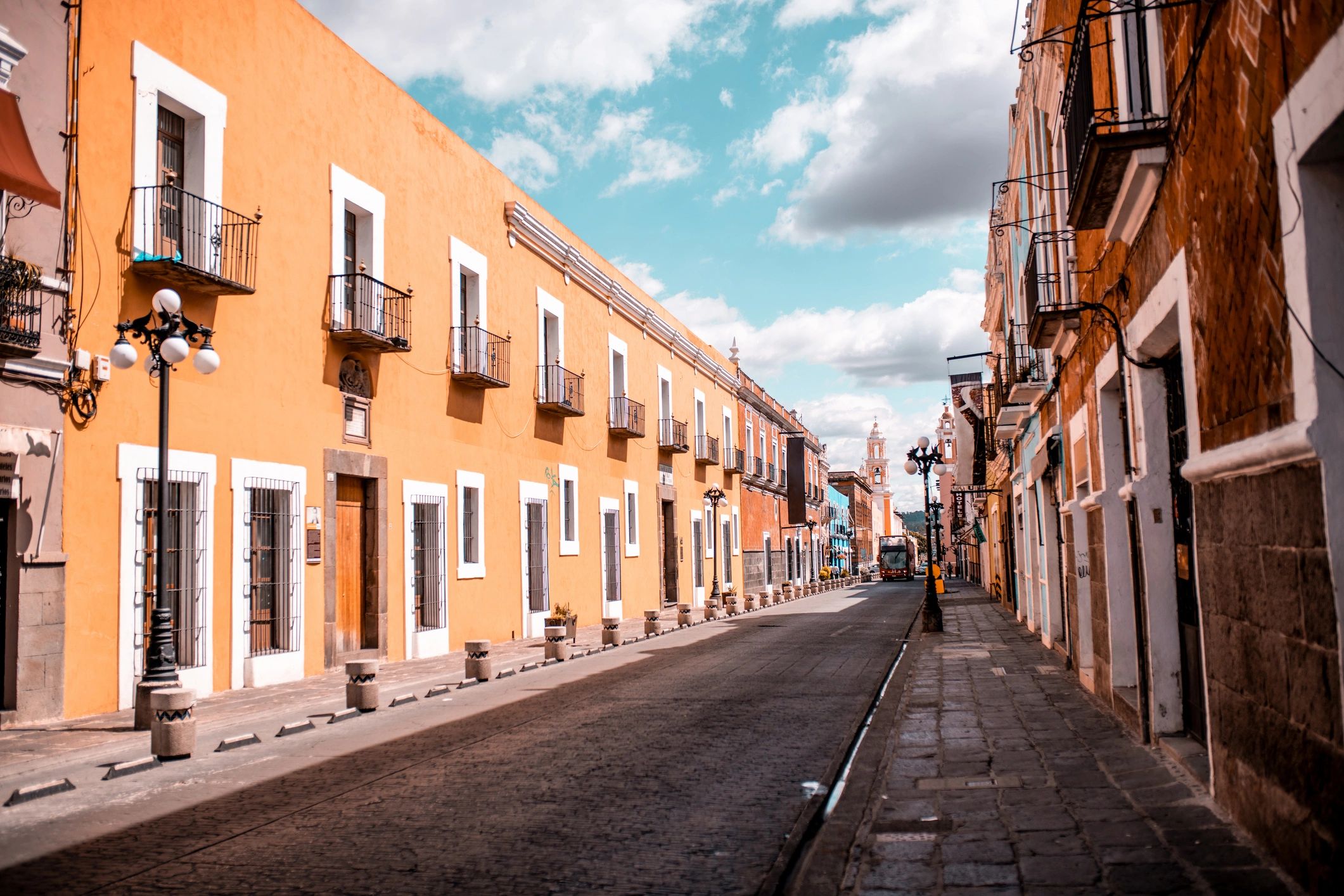 Entorno residencial en Puebla, México
